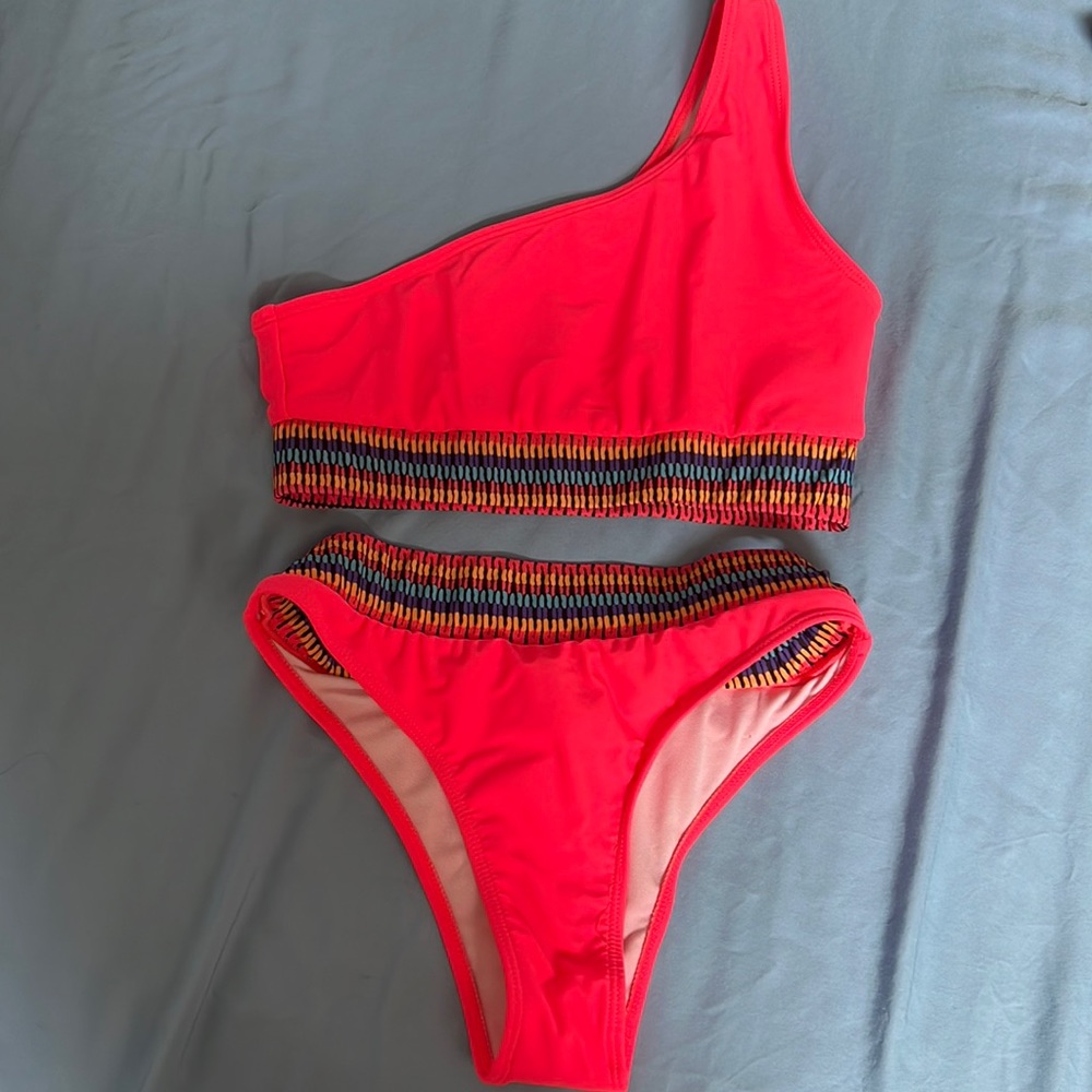 Pink swimsuit